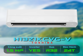 Máy lạnh Toshiba Inverter 1.5 HP RAS-H13E2KCVG-V