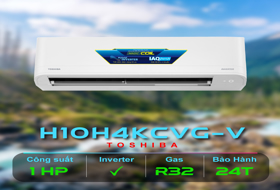 Máy lạnh Toshiba Inverter 1 HP RAS-H10E2KCVG-V